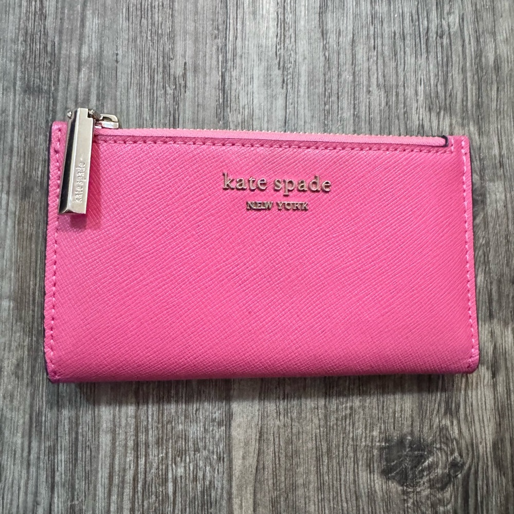 Kate Spade Pink Saffiano Wallet